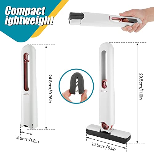 Portable Mini Mop, Self-Squeeze Mini Mop, 180° Powerful Squeeze Mini Mop, Quick Clean Small Mini Mop, Strong Absorbent Mop, Wet And Dry Use Mini Small Mop For Bathroom Kitchens Tableware Desktop Glass #TOP5