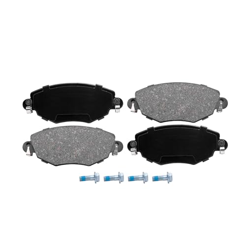 Image of Detroit Axle - Front Ceramic Brake Pads with Hardware Set Replacement for 2002-2006 Jaguar X-Type Ford Mondeo - 4pc Set
