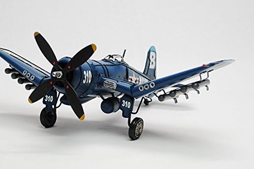 Amazon ブリキのおもちゃ レトロ アンティーク 飛行機 戦闘機 Usn F4u 4 コルセア風 プラモデル 通販