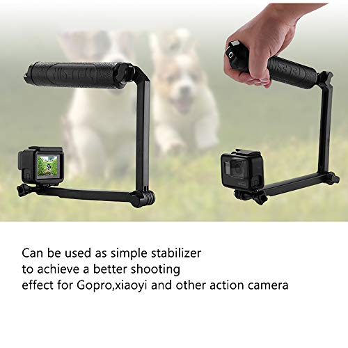 Bestmaple TELESIN Selfie à prova d'água Stick Flutuante Hand Grip + 3-Way Grip Arm Monopé Pole Trip