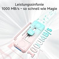 fanxiang Externe SSD 256GB, bis zu 1050 MB/s, USB-C & USB-A 3.2 Gen 2 – Ansicht 3
