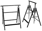 Stabile Stahlkonstruktion 2x Klappbock justierbar 790-1300mm Gerüstbock Arbeitsbock 200 Kg Unterstellbock