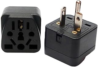 Two pack universal travel plug adapter image