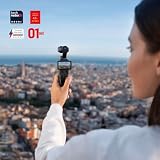 DJI Osmo Pocket 4 Combo Essential, fotocamera gimbal tascabile per vlog - 3