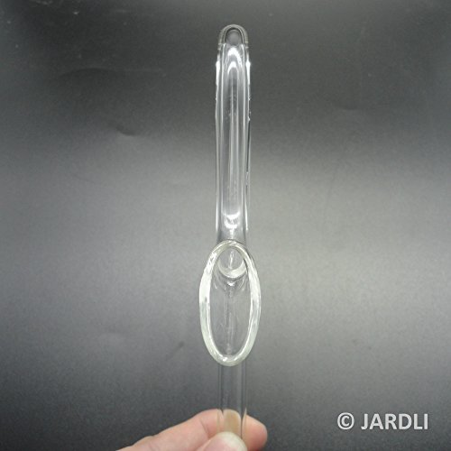 Jardli Glass Mini Lily Pipe Violet Outflow 10Mm For 9/12Mm (3/8'' Id) Tubing - Nano Aquarium Planted Tank #TOP3