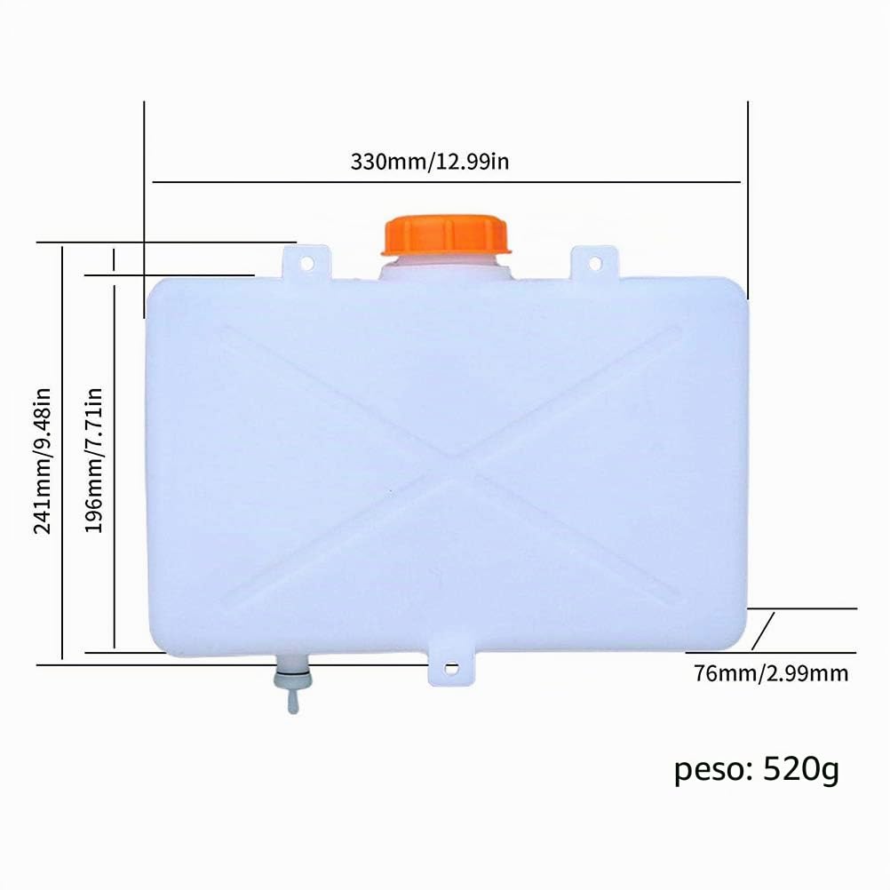 Serbatoio Carburante Plastica, 7L Olio Combustibile Benzina Benzina Storge Canister Serbatoio Acqua Barca Auto Camion Riscaldamento Accessori riscaldatore con Kit di Viti