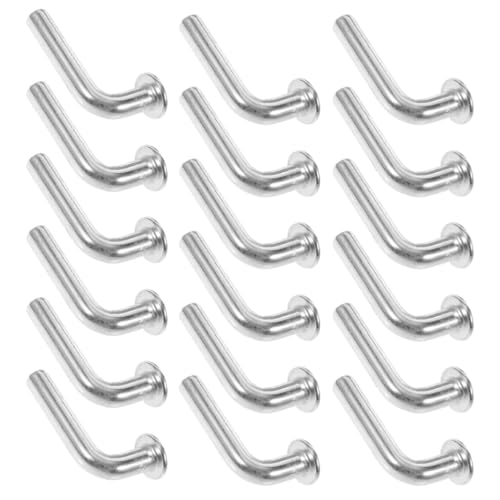 Goupille de sécurité HEMOTON en fer argenté L-shaped pour rack d'entrepôt x100