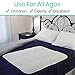 Sures Bed Pads for Incontinence Washable, Bed Wetting Protection for Adults & Elderly - Waterproof Reusable Underpads for Women, Men, Kids, Pets (34