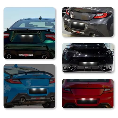 Luces de matrícula para Subaru Forester BRZ Impreza kit de iluminación LED trasera 6