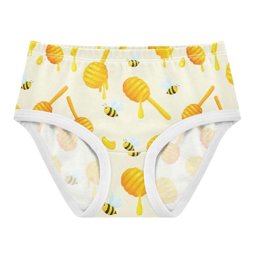 Girls' Underwear Cute Bee Honey Toddle Brief Panties 2302938