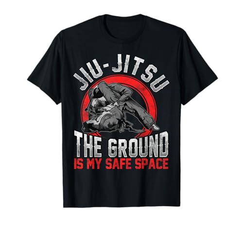 Jiu Jitsu The Ground Is My Safe Space BJJ Pun Camiseta