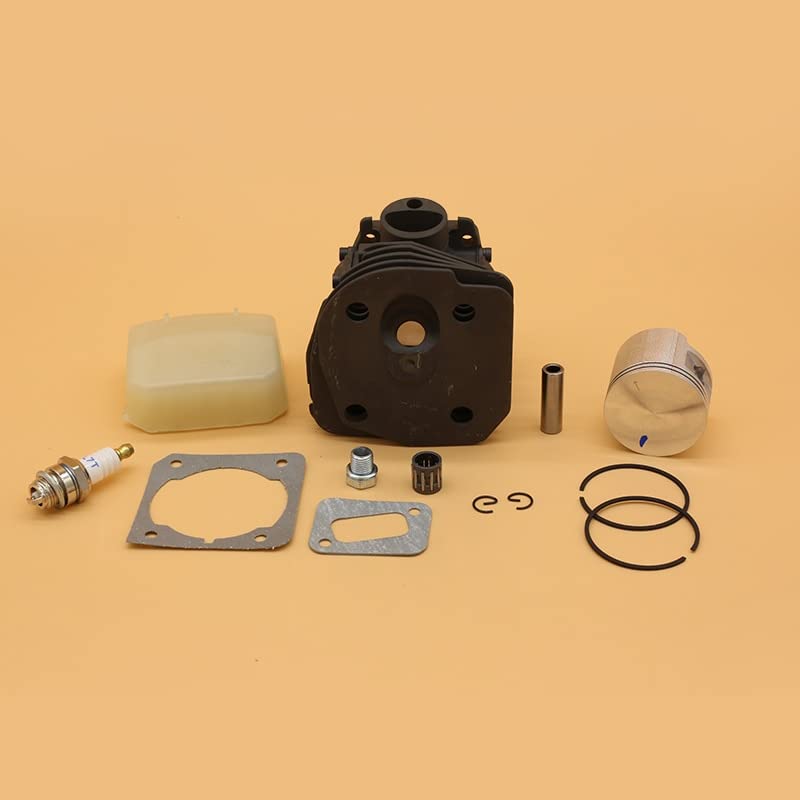 LILYY Junta de Filtro de Aire de Anillo de pistón de Cilindro de Gran Cilindro de 45mm Apta for Husqvarna 353 350 351 345 repuestos de Motosierra de Gasolina #53725 3002