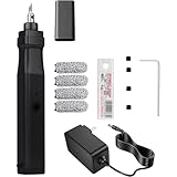 JXYQ Handliches Ultraschall-Schneidegerät, 30 W, 40 kHz Ultraschallmesser, mit 40 Ersatzklingen, Betriebsanzeige, rutschfestem Griff, zum Schneiden von 3D-gedruckten Modellen, PVC und Kunststoff.