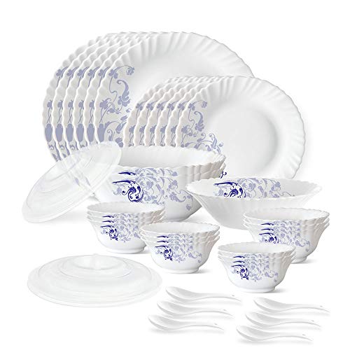 Larah by BOROSIL Glass Dinner Set