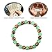 Embtrem Money Bracelet Money Bracelets for Women Jade Stone Wealth Attraction Protection Good Luck Bracelet Feng Shui Crystal Tiger Eye Bracelets Spiritual Friend Birthday Jewelry Gifts