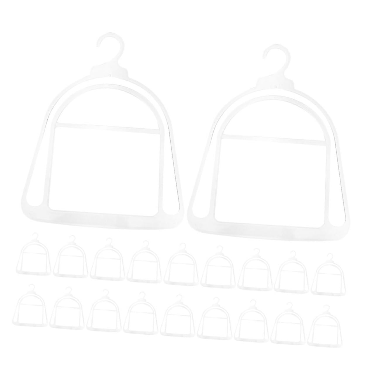 20 Piezas Organizador Transparente para Gorros y Sombreros Perchas de Plástico para Armario Soporte Reutilizable para Bolsos Bufandas Cinturones y Gorras de Béisbol Ahorro de