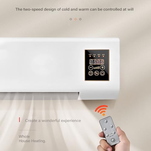 Calefactor Eléctrico de Pared con Control Remoto y Temporizador miniatura 4