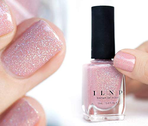 Image of ILNP Sweet Pea - Seashell Pink Holographic Sheer Jelly Nail Polish