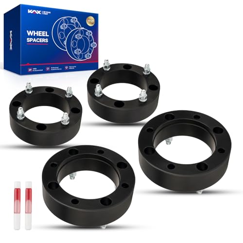 KAX 4x156 ATV Wheel Spacers,2 inch 4 Lug Centric ATV Wheel Spacers fit for Yamaha, Polaris, YFZ450, YFM660R Raptor, Sportsman 600, Sportsman 00, Ranger RZR 800, with M12x1.5 Studs 131mm Hub Bore,4Pcs
