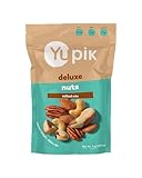 Yupik Roasted Salted Mixed Deluxe Nuts, 7 Oz, Kosher, Gluten-free, Non-GMO, Savory Blend of Almonds, Cashews, Brazil Nuts, Hazelnuts & Pecans, Crunchy Trail Mix, Nutritious Protein Snacks