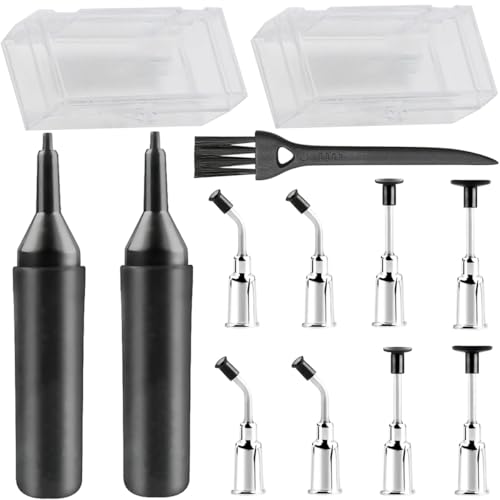 Youmile 2 piezas IC Extractor Lápiz de succión al vacío IC Recoger Herramienta Chip Remover Herramienta Placa de Circuito chip Puller con puntas de succión Ventosas Caja de almacenamiento