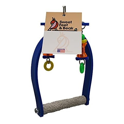 Sweet Feet and Beak Medium Whirly Bird - Perfect Cage Toy Stimulates Visual and Physical Activity - Safe, Non-Toxic, Cage Accessories for Medium Birds Cover