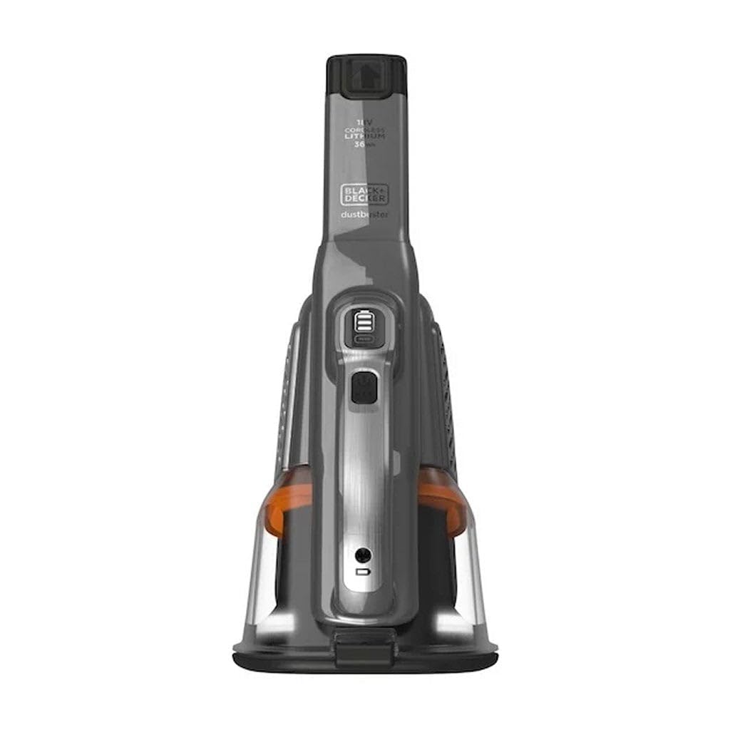BLACK+DECKER dustbuster 18V 2.0Ah Aspirateur à Main sans Fil avec Panneau LED Smart Tech, BHHV520JF-QW