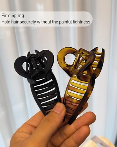 Nalodu 5-Inch Extra Large Matte Claw Clips (2-Pack) — view 3
