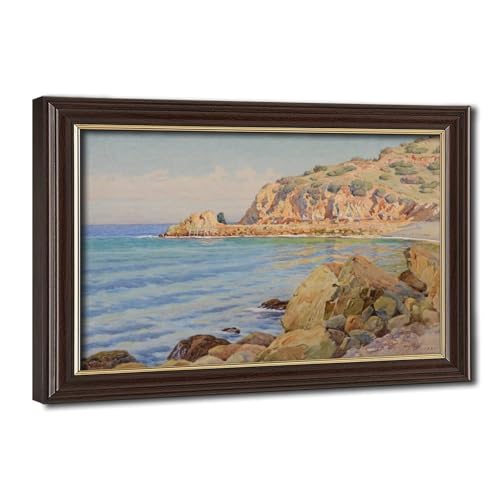 Affiche de paysage côtier du Sud-Ouest, tableau de Gunnar Widforss pour déco murale salon