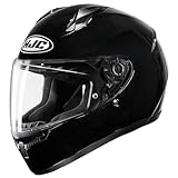 HJC HELMETS(エイチジェイシーヘルメット) バイク用 ヘルメット フルフェイス ベンチレーション 内装着脱 C10 ソリッド HJH232 BLACK L (58 - 59cm)