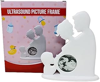 Ultrasound Picture Frame Gender Reveal New Parents Pregnant Mom Pregnancy Love Gifts Baby First Sonogram Frames (Ultrasound Picture Frame - Family of 4)