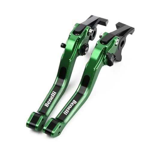 ���]�� �ɓK�� �x�l�� Leoncino 500 TRK251 TRK502 2018-2022 CNC �I�[�g�o�C 5D �u���[�L�N���b�`���o�[���߉\�ȃo�C�N�u���[�L���o�[(Green Black)