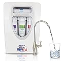 EXPRT MR-2034 Quality Under Sink Water Filter System, 4 Stage Ultrafiltration UF Undersink Water Filter, Direct Connect to Max Water Flow Brushed Nickel Faucet - .01 Micron Removes Bad Taste & Odor