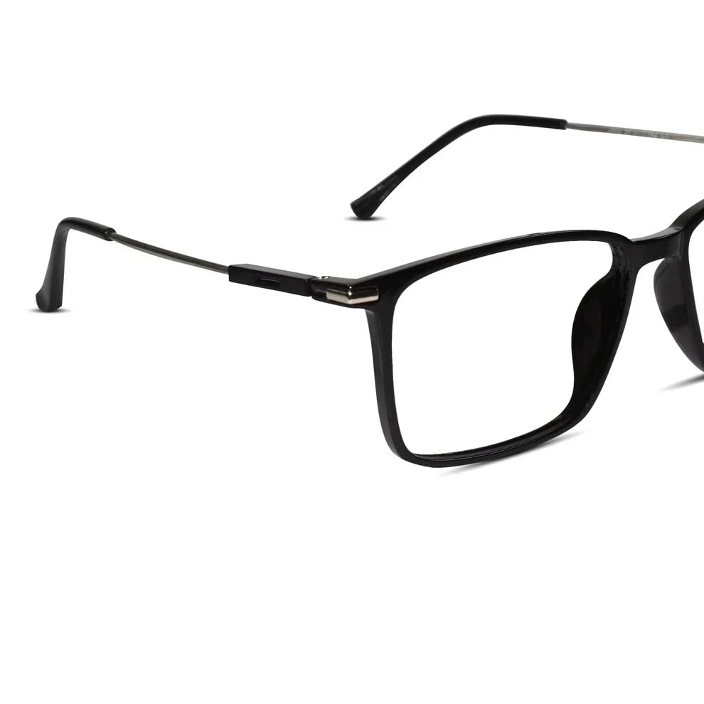 Image of LensKandy Rectangular Eyeglasses | Stylish Blue Light Blocking Computer Glasses for Men & Women | Lightweight Frame for Office & Daily Use | Zero Power Eyeglasses For Eye Protection