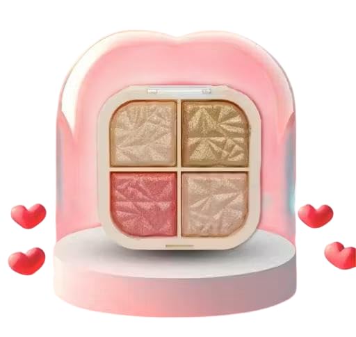 Highlighter, Blusher 4 Shade Plate For Makeup| SL_34