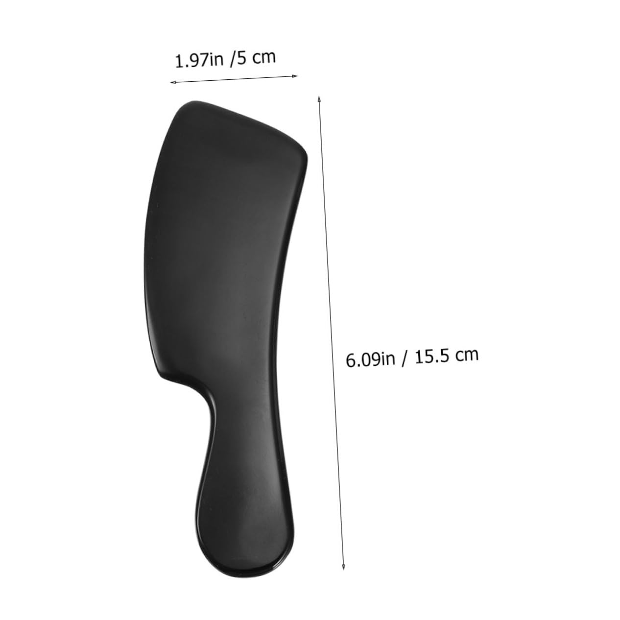 Healeved Strumento Gua Sha in Corno di Bue, 2 Pezzi, Piastra per Raschiatura Manuale, per Massaggio Cervicale e Schiena, Comodo e Leviga la Pelle