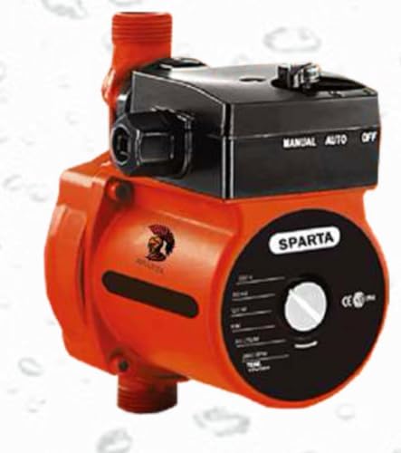 Image of Sparta Inline Pressure Booster Pump,Automatic & Noiselss Operations| Foot Mounted for easy installation| Hot Water Circulation, Washing Machine,etc | Silent Pump for Pressure Boosting apllications