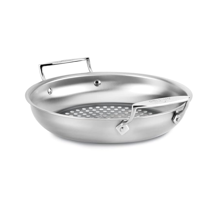 Amazon.com: All-Clad Outdoor Stainless Steel Round Basket 11