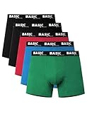 Basic Treasure 5er Pack Unterhosen Männer, Premium Baumwolle Boxershorts Herren, Retroshorts, Ohne Kratzenden Zettel (XL, 5X Multi)