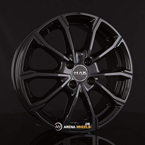  CERCHIO IN LEGA MAK DaVinci 7x17 5x100 ET 51 GLOSS BLACK