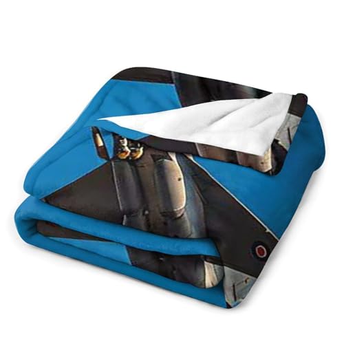 Couverture flanelle douce toutes saisons 167x228 légère pour canapé et lit