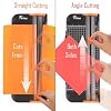 Firbon A4 Paper Cutter 12 Inch Titanium Paper Trimmer Scrapbooking Tool with Automatic Security Safeguard and Side Ruler for Craft Paper, Coupon, Label and Cardstock (Black) #4