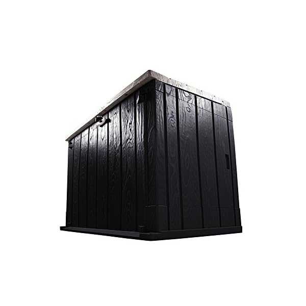 Ondis24 Mülltonnenbox Storer Basic Gerätebox abschließbar für 2 Mülltonnen (842 Liter, Anthrazit-Grau) – Bild 5