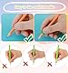 ValueBargain 18er Set Schreibhilfe für Stift Kinder, Schreibhilfe Kinder Ergonomische aus TPE, 6 Farben für Stifthaltung Hilfe Bleistift Griffe Handgelenkentlastung und Haltungskorrektur