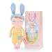 Me Too Angela Stuffed Bunny Baby Plush Rabbit Doll Gifts for Girls 12 inches Yellow Dress