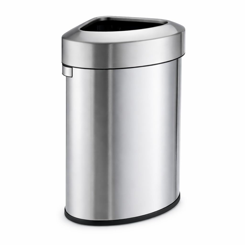 Amazon.com: Home Zone Living 16 Gallon Open Top Trash Can for