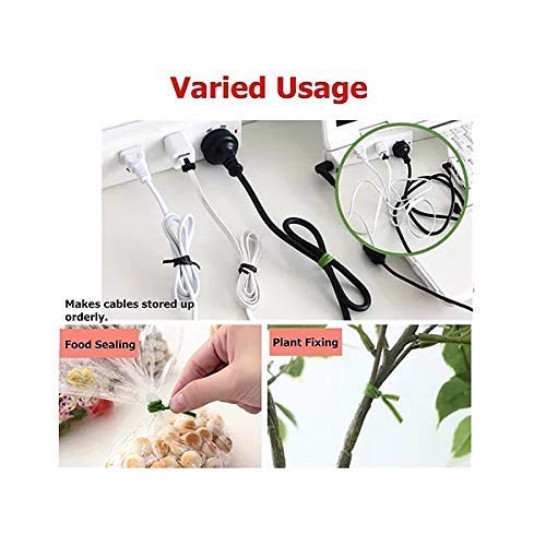 Sunshine Enterprise Twist Ties Green Garden Plant Ties with Cutter for Gardening and Office Organization, Home
