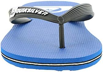 Quiksilver unisex child Molokai Youth Kids Flip Flop Sandal, Black/Blue, 10 Toddler US | Image 4
