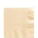 Amscan Big Party Pack 125 Count Luncheon Napkins, Vanilla Crème