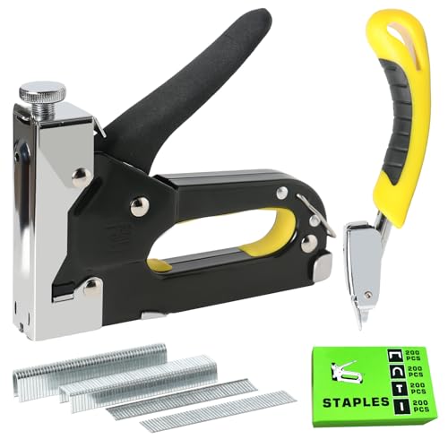 Lista de Tapicería disponible en línea para comprar. 38 Engrapadora Tapiceria Profesional 4en1 + 800 Grapas | Engrapadora para Madera Uso Rudo con Ajuste de Presión | Grapadora Pistola para Bricolaje, Tapicería, Reparación